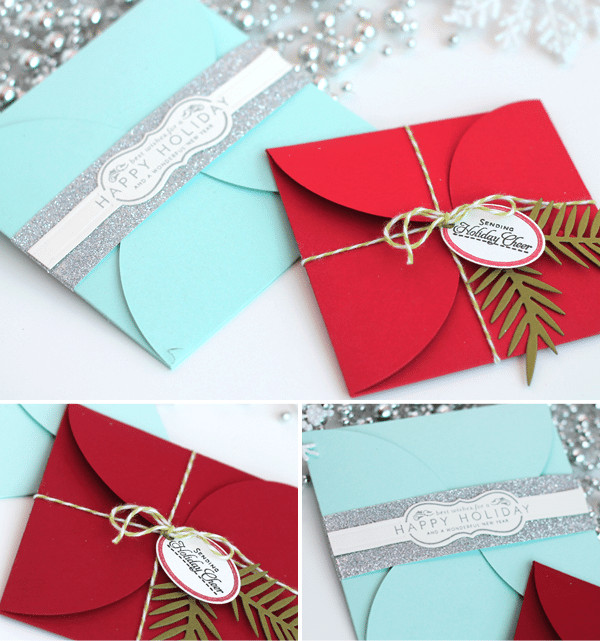 DIY Gift Card Envelopes
 How To Holiday DIY Petal Envelopes