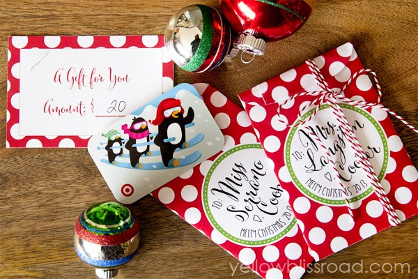 DIY Gift Card Envelopes
 Free Printable Gift Card Envelopes
