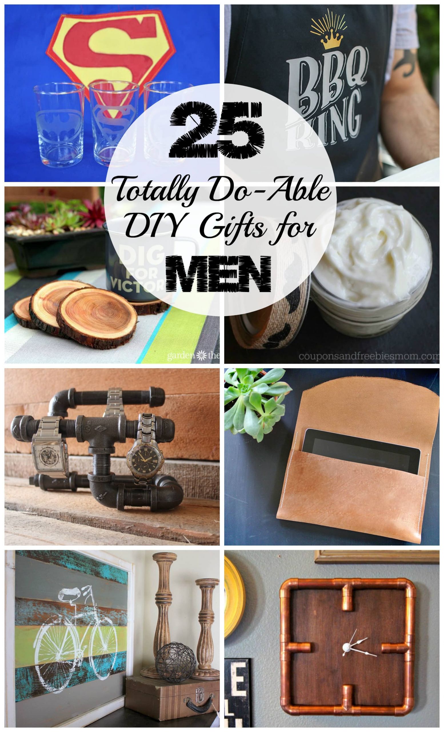 DIY Gift For Guy
 25 DIY Gifts for Men to Enjoy