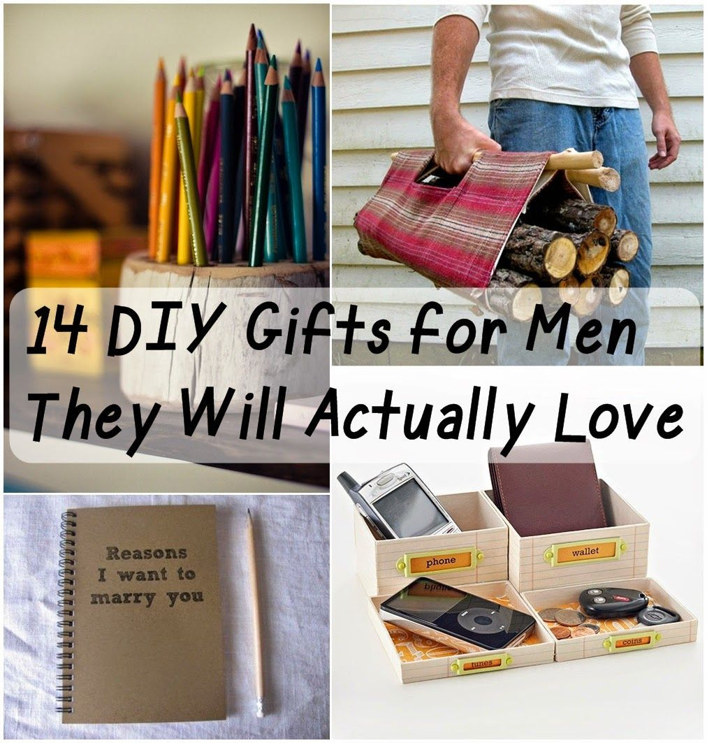 DIY Gift For Men
 14 DIY Gifts for Men They Will Actually Love