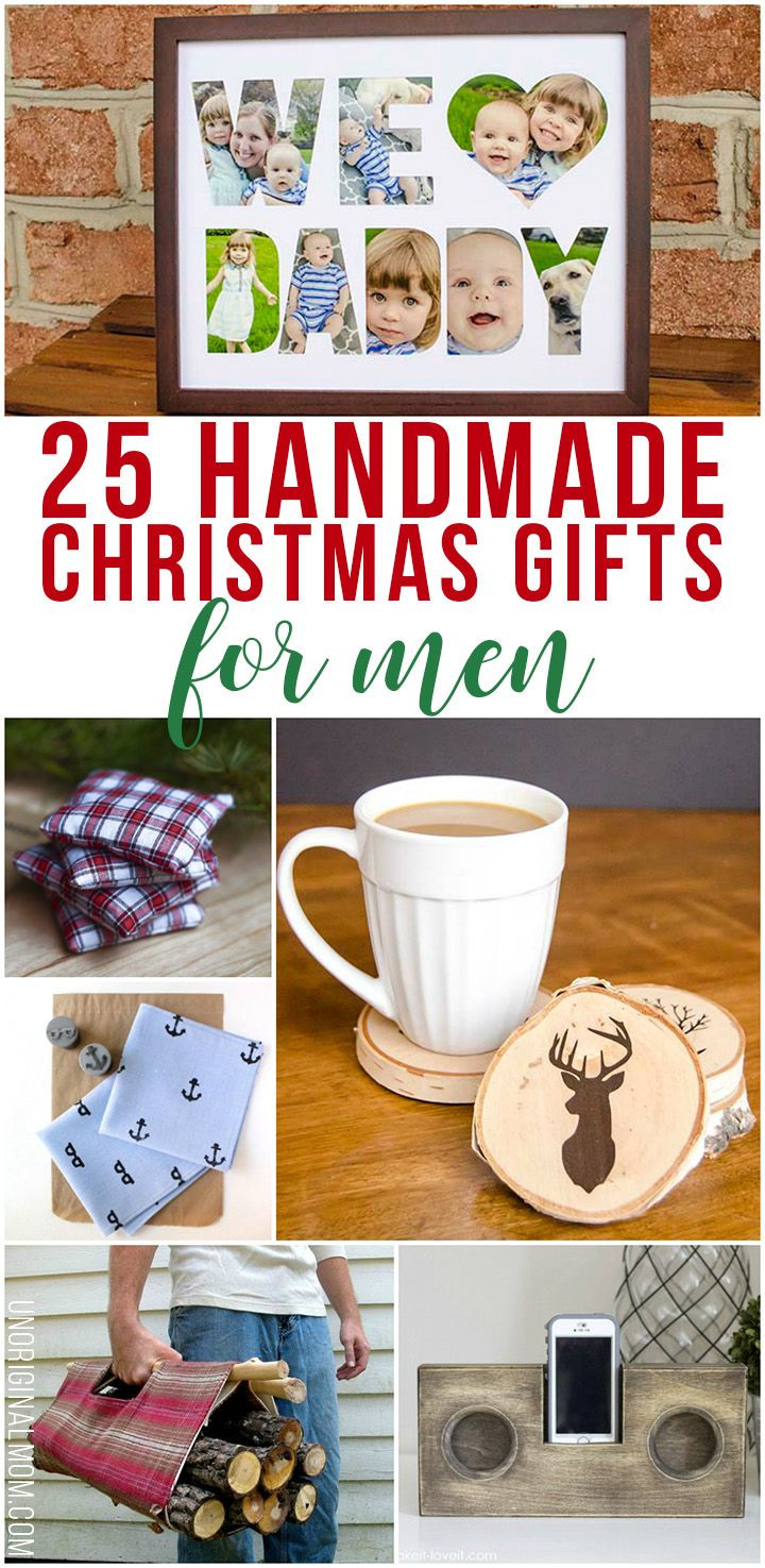 DIY Gift For Men
 25 Handmade Christmas Gifts for Men