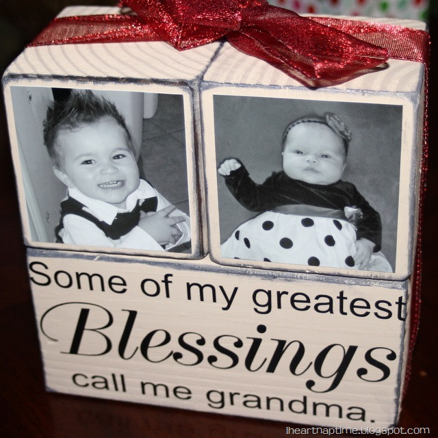 DIY Gift Ideas For Grandma
 Gift Idea Grandma Blocks I Heart Nap Time