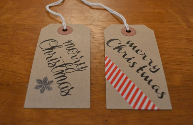 DIY Gift Tags
 34 Festive and Fun DIY Christmas Gift Tags