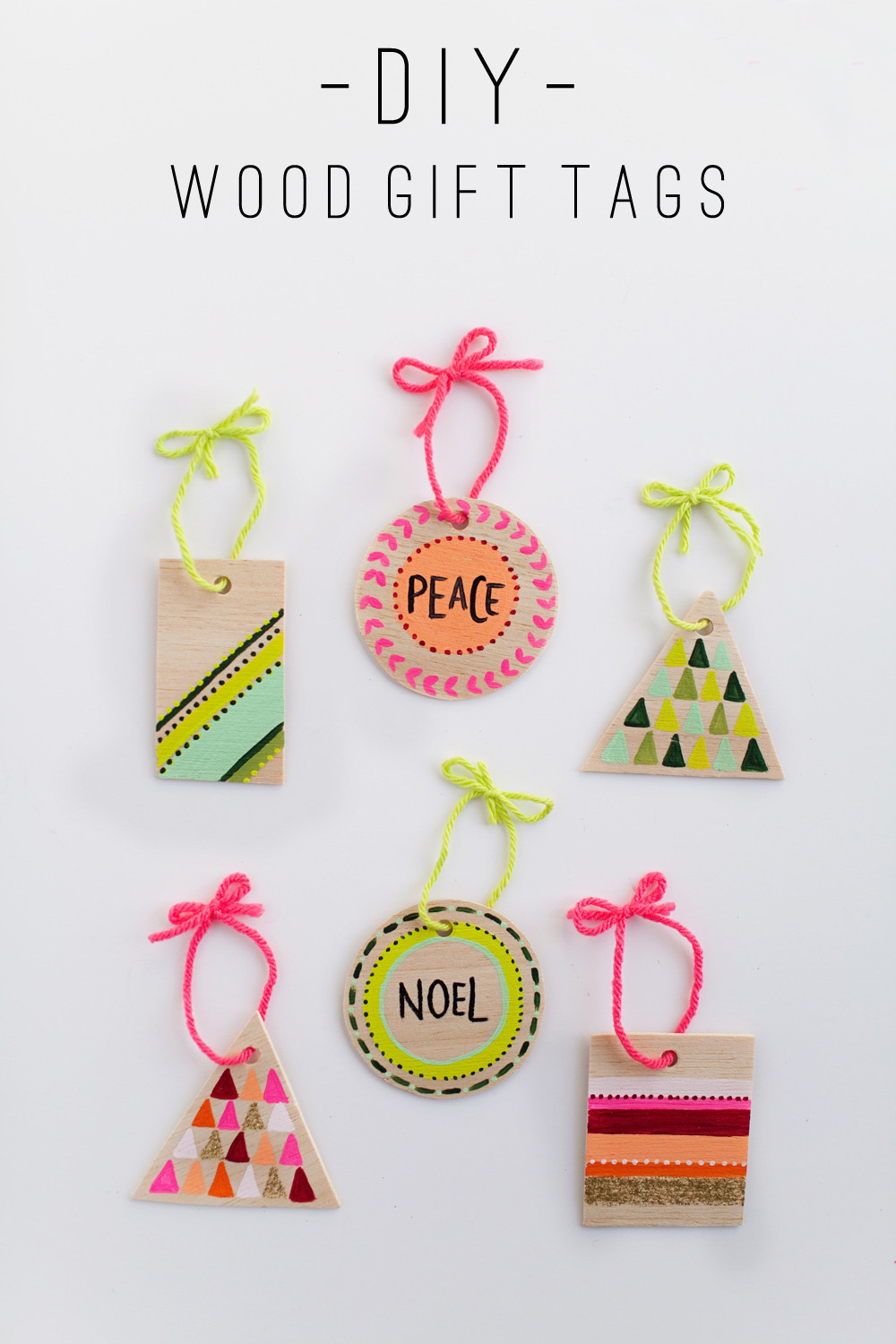 DIY Gift Tags
 TELL DIY WOOD GIFT TAGS AND ORNAMENTS Tell Love and Party