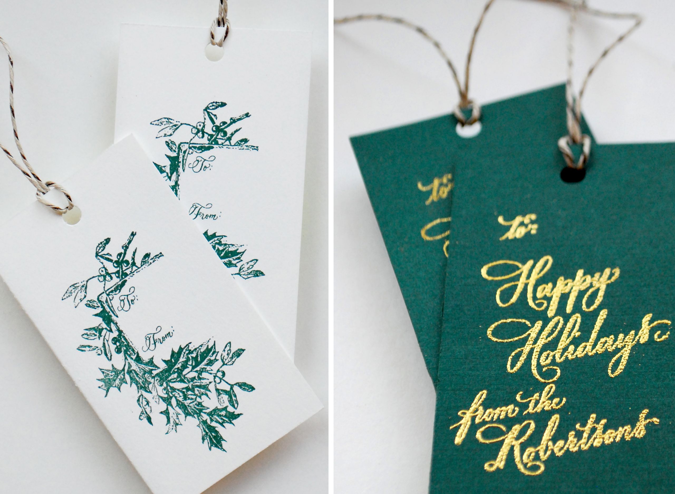 DIY Gift Tags
 DIY Tutorial Festive Wrapping with Holiday Gift Tags