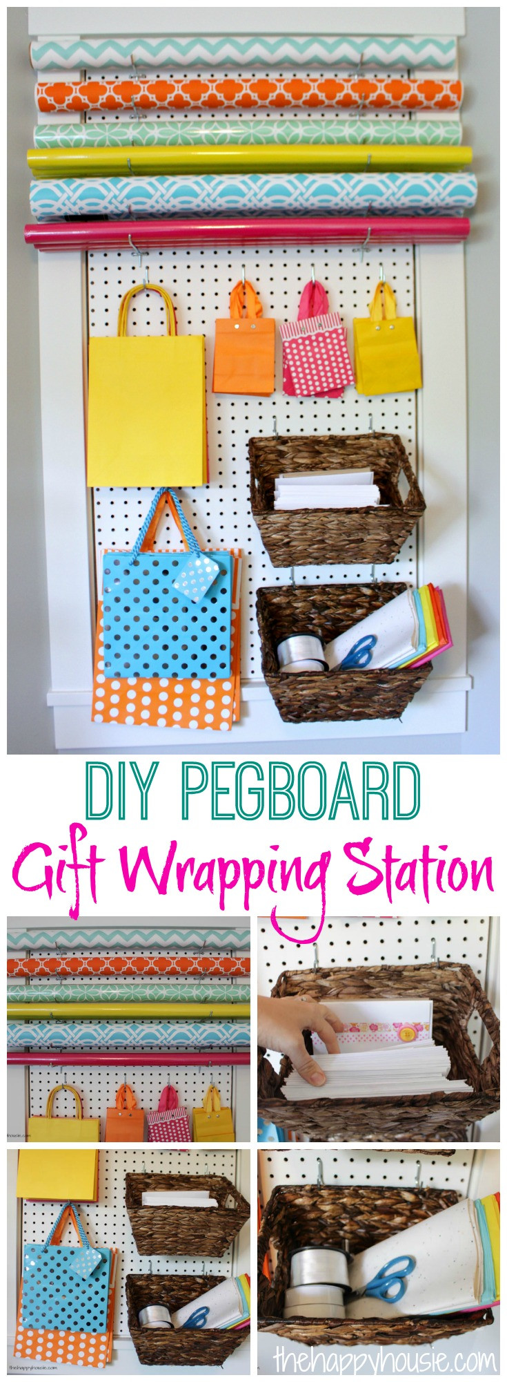 DIY Gift Wrap Station
 Craft Room Progress A Gift Wrapping Station ORC Week 2