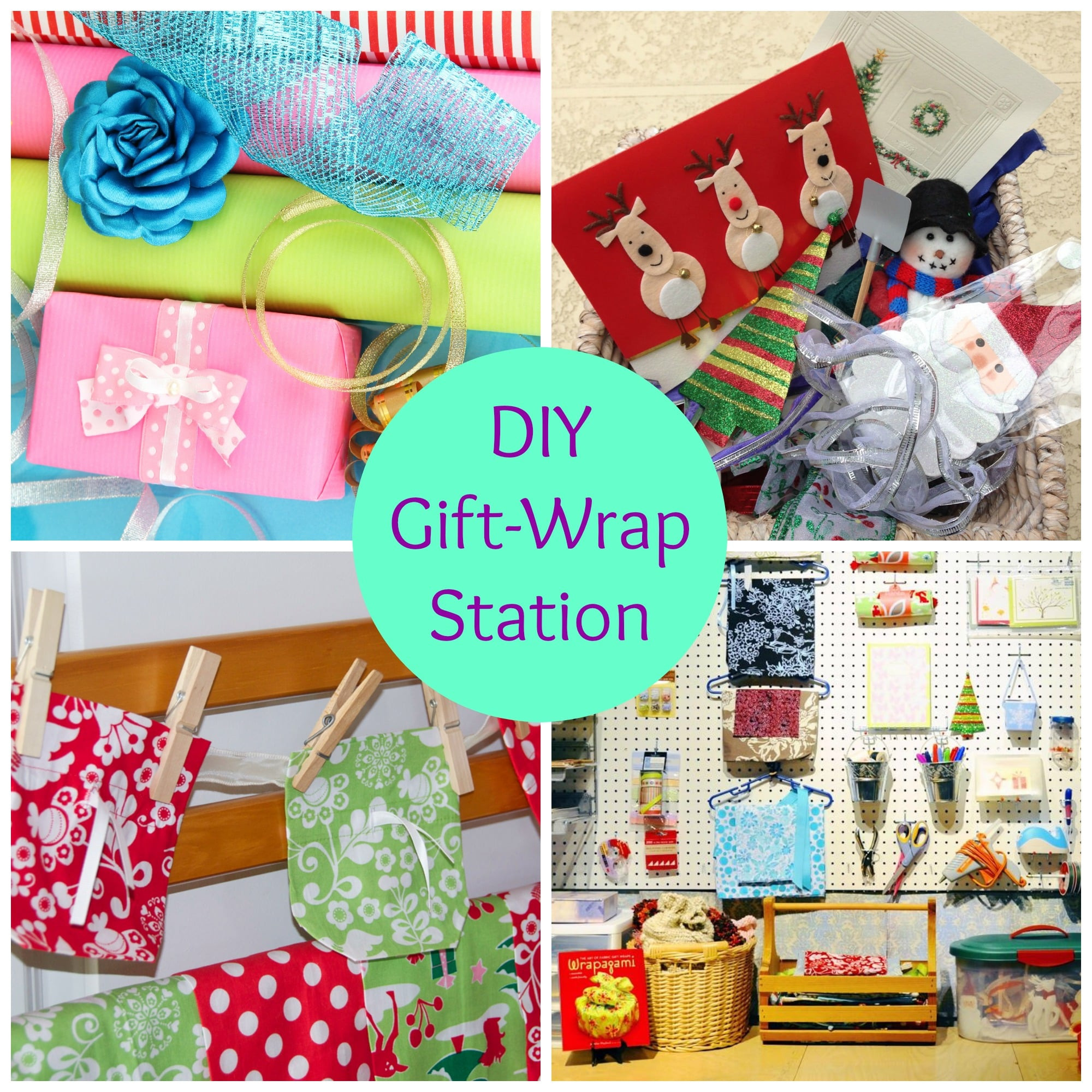 DIY Gift Wrap Station
 DIY Gift Wrapping Station