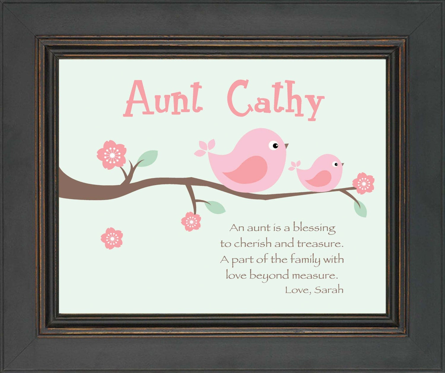 DIY Gifts For Aunts
 AUNT personalized t Custom Gift for a Special Aunt
