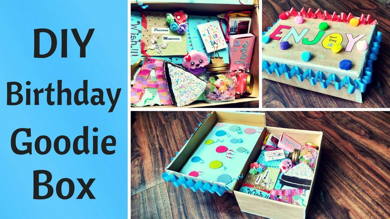 DIY Gifts For Birthday
 DIY Birthday Gift Goo Box Care Package for Him Her