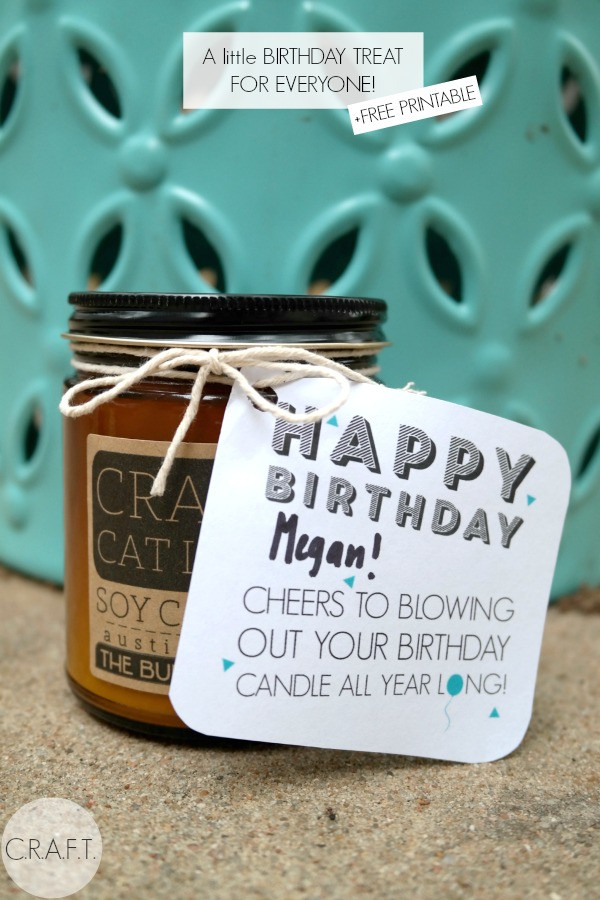 DIY Gifts For Birthday
 DIY Birthday Gifts free printable C R A F T