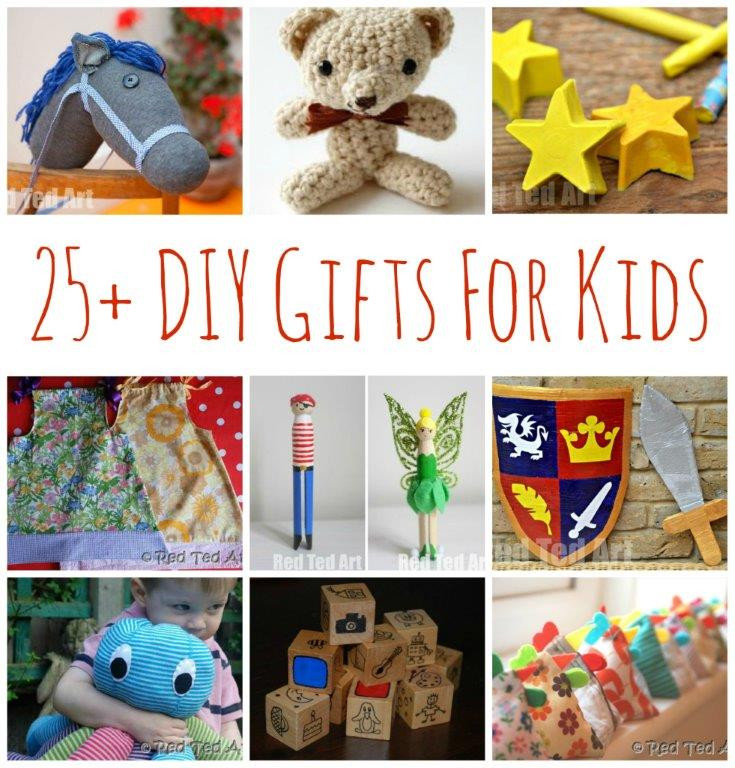 DIY Gifts For Children
 25 DIY Gifts for Kids Make Your Gifts Special Red
