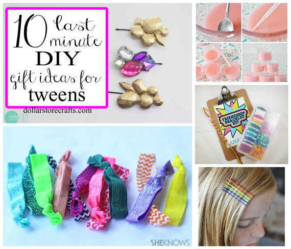 DIY Gifts For Tweens
 10 Last Minute DIY Gift Ideas for Tween Girls Dollar