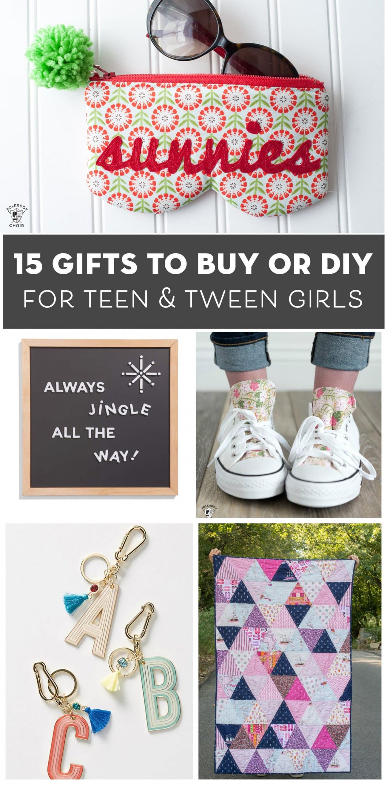 DIY Gifts For Tweens
 15 Gift Ideas for Teenage Girls That You Can DIY or Buy