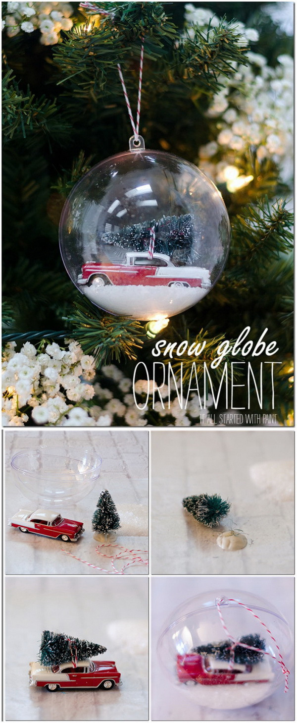 DIY Glass Christmas Ornaments
 30 Creative DIY Christmas Ornament Ideas For Creative Juice