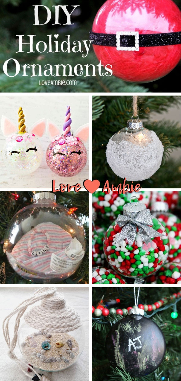DIY Glass Christmas Ornaments
 55 Best DIY Clear Glass Ball Christmas Ornaments 2020 Guide