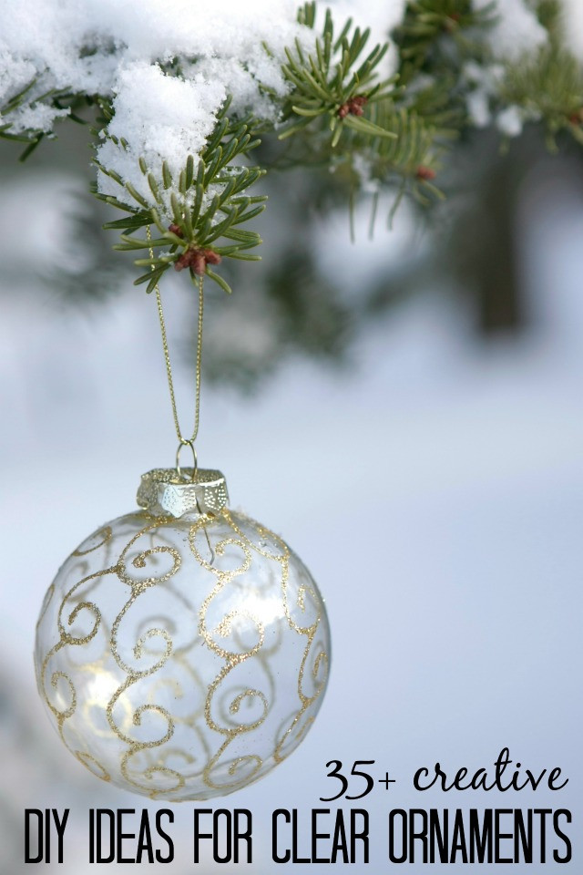 DIY Glass Christmas Ornaments
 Remodelaholic