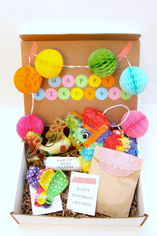 DIY Grandma Birthday Gifts
 A Birthday In a Box Gift for Grandma Smashed Peas & Carrots