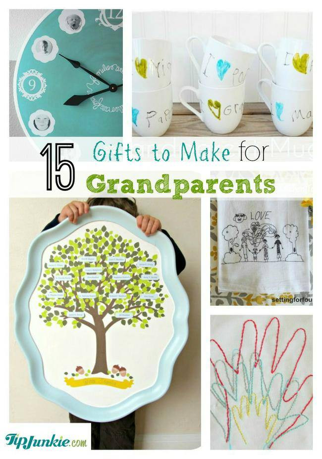 DIY Grandma Gifts
 15 Thoughtful Gifts to Make for Grandparents – Tip Junkie
