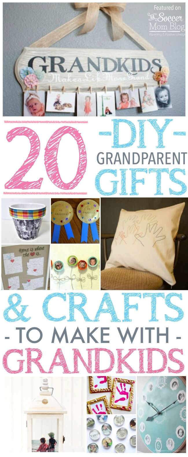DIY Grandparent Gifts
 20 Grandparent Gifts & Crafts to Make with Grandkids