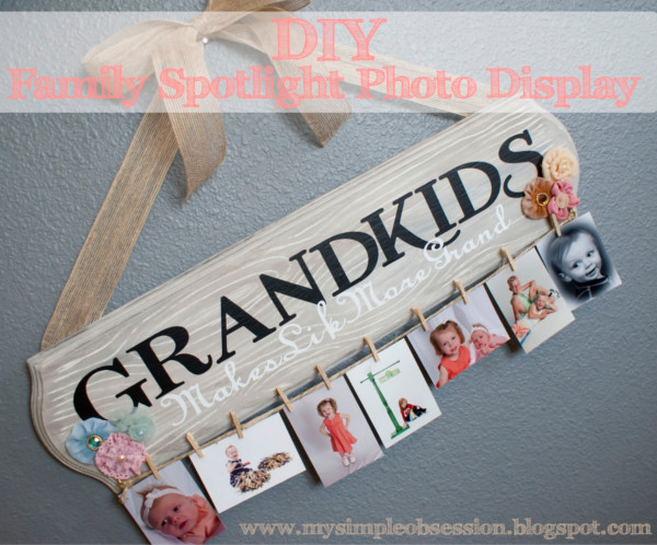 DIY Grandparent Gifts
 DIY Home Sweet Home Handmade Gifts for Grandparents