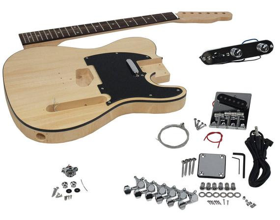 DIY Guitar Kits Suppliers
 SOLO Tele Style DIY Guitar Kit Basswood Body
