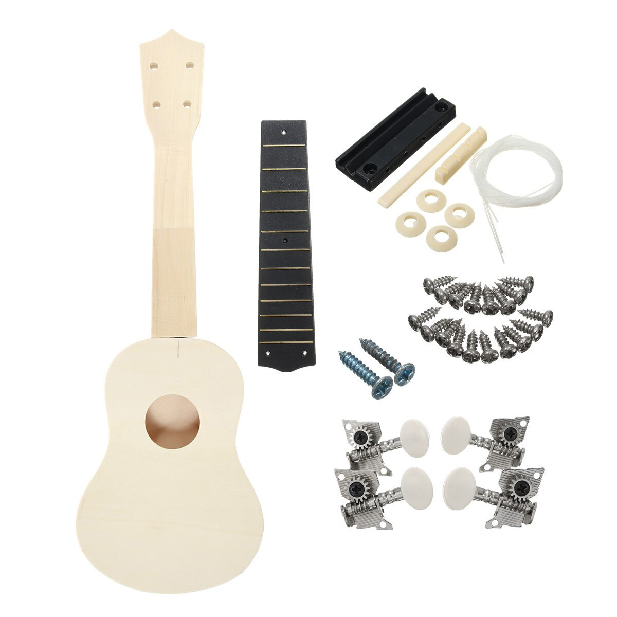 DIY Guitar Kits Suppliers
 Aliexpress Buy 21 Inch DIY Unassembled Wooden