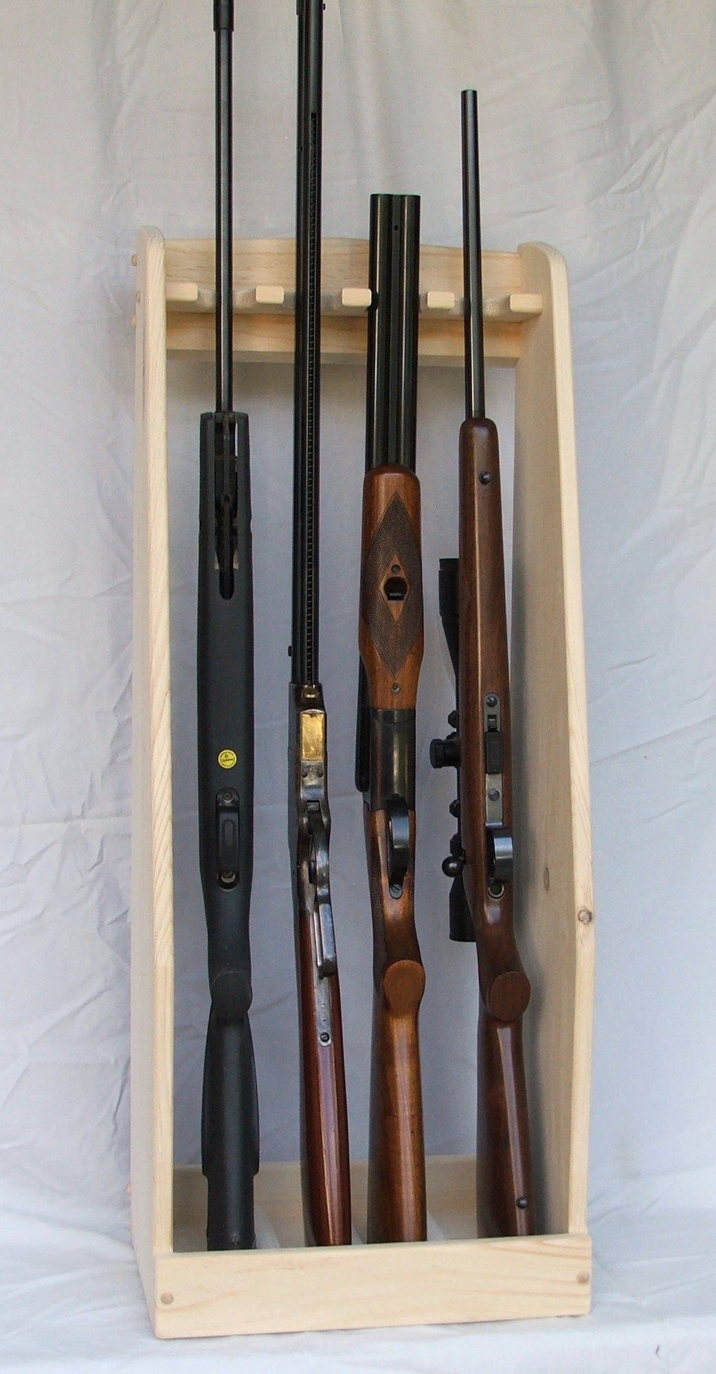 DIY Gun Racks
 vertical closet gun rack Home Decor
