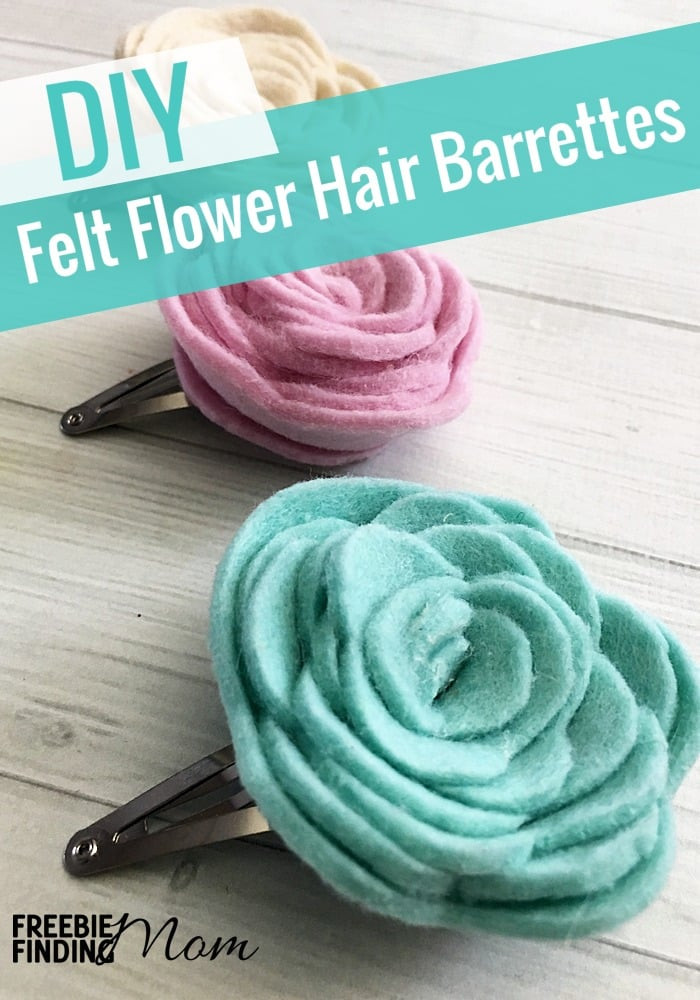DIY Hair Accessories Ideas
 Homemade Hair Clips Ideas Felt Flower DIY Hair Clips