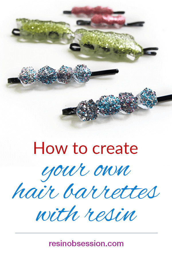 DIY Hair Barrettes
 Hair barrettes DIY Creative DIY hair accessories resin