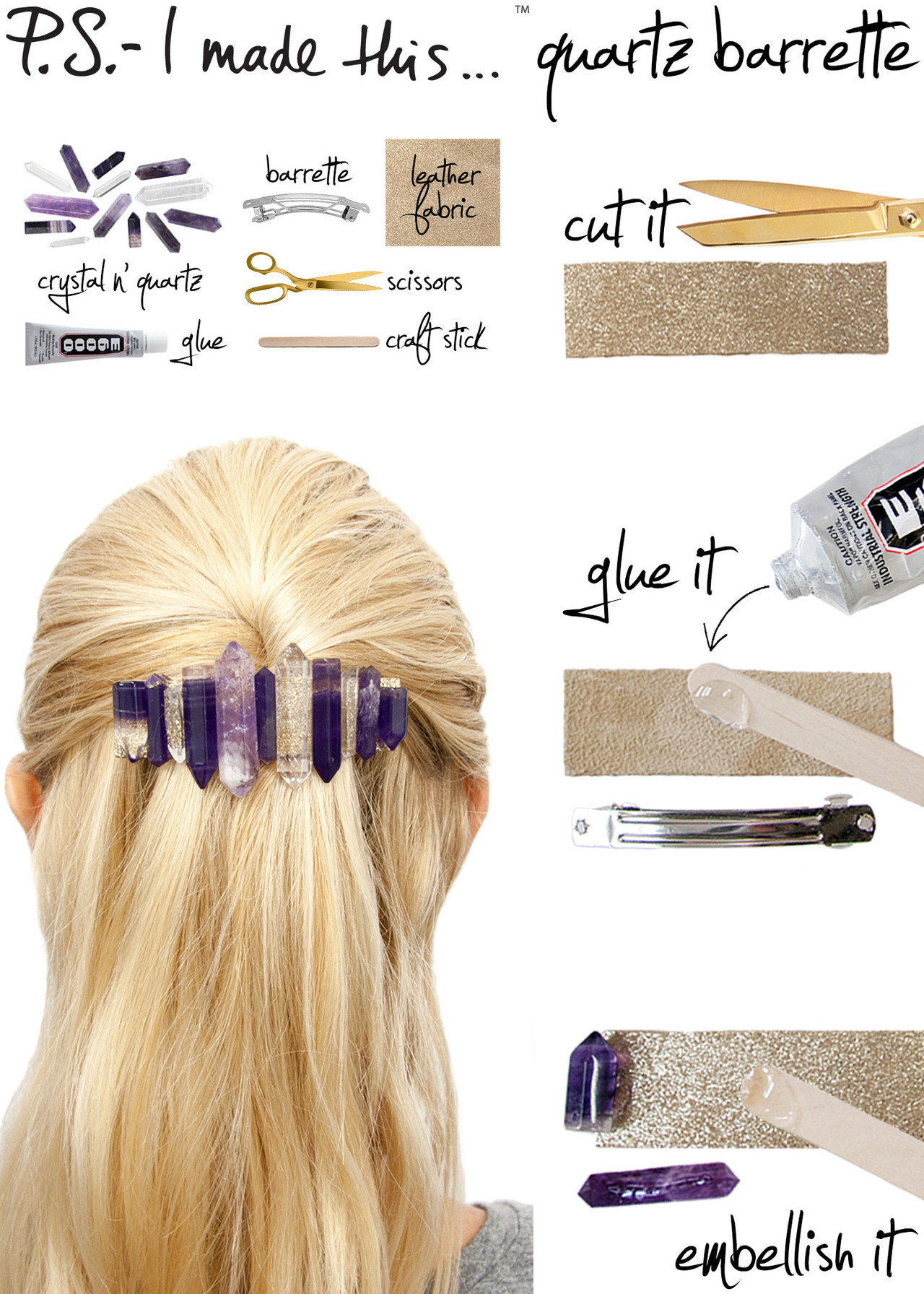 DIY Hair Barrettes
 19 Ways to Make Fantastic DIY Hair Accessories Pretty