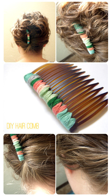 DIY Hair Comb
 DIY Hair b s and for