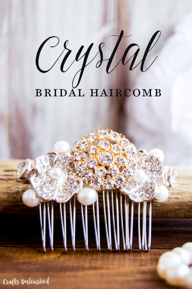DIY Hair Comb
 DIY Bridal Crystal Hair b Step by Step Consumer Crafts