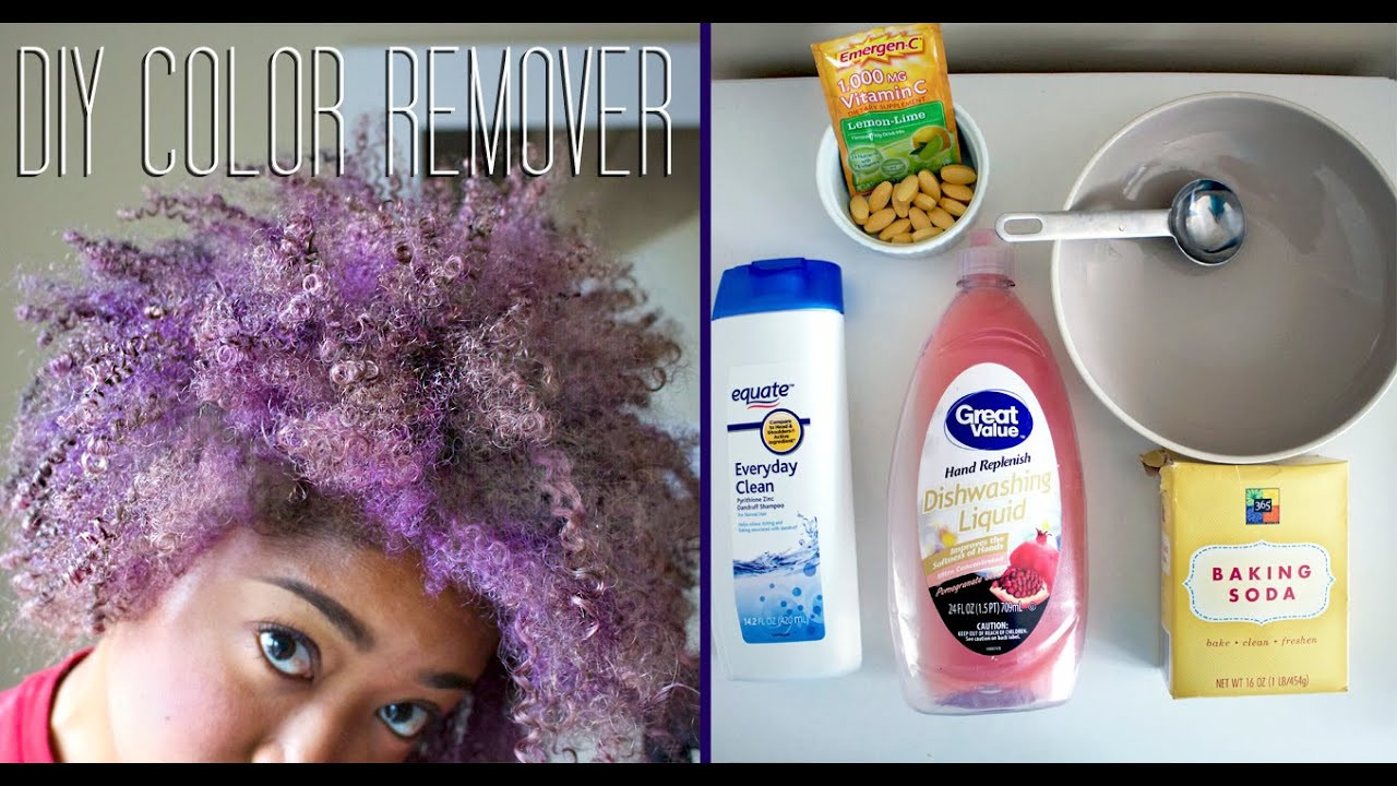DIY Hair Dye Remover
 Homemade Hair Dye Remover