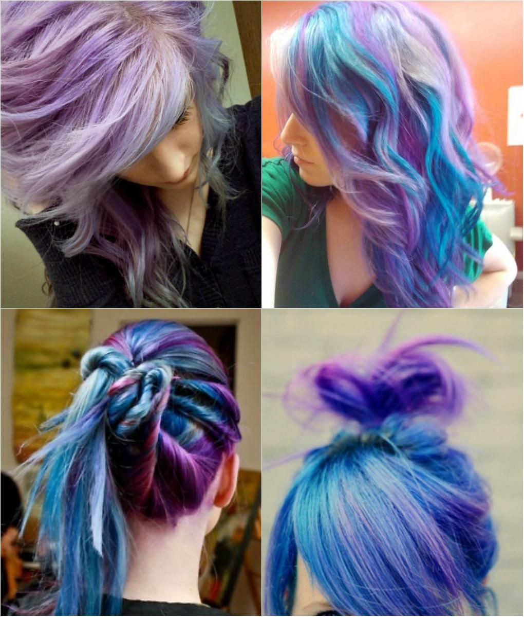 DIY Hair Dye Tips
 Hair tips and ideas DIY Color Hair Blue and Violet