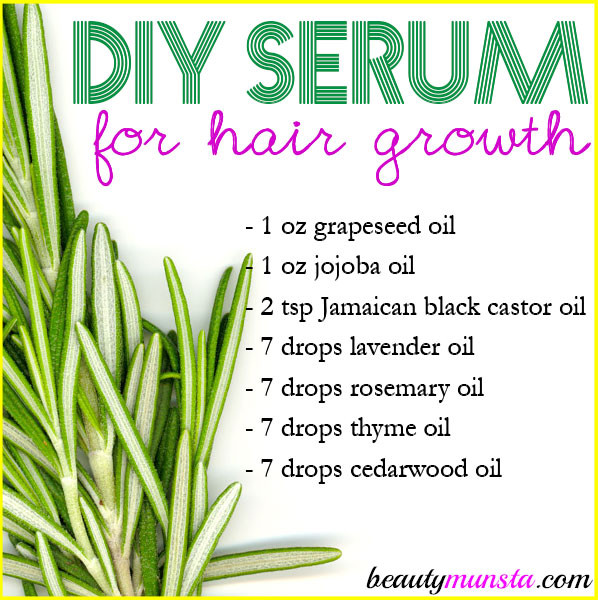 DIY Hair Growth Serum
 Homemade Serum for Hair Growth