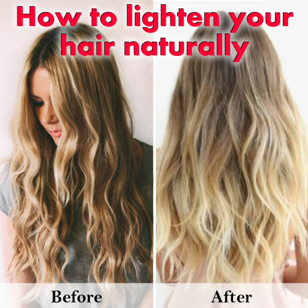 DIY Hair Lightening
 How to Lighten Hair Naturally