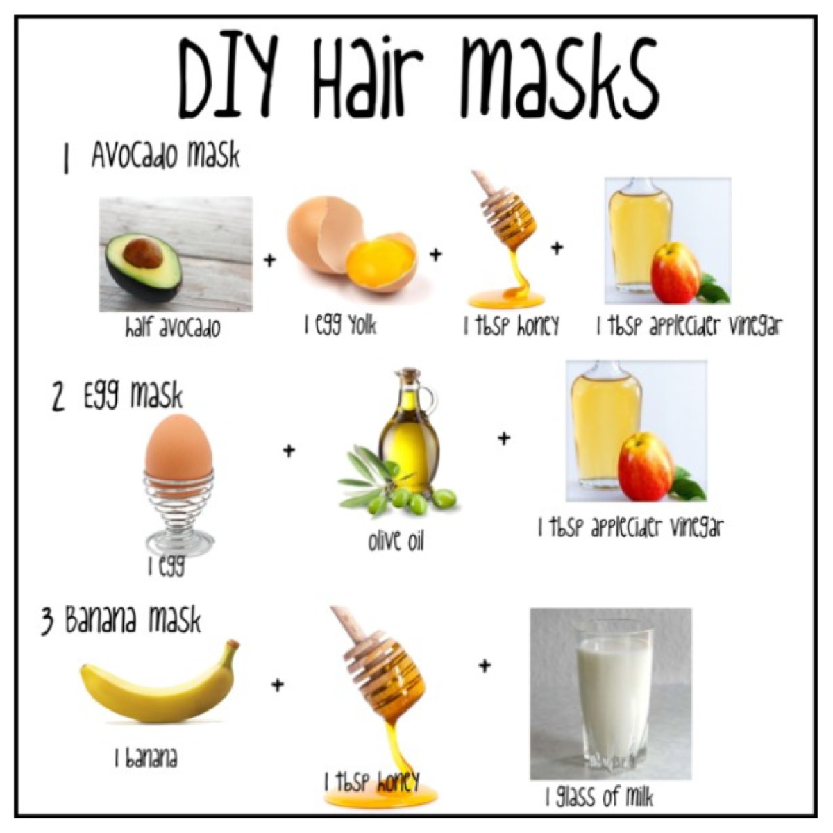 DIY Hair Mask
 DIY Hair Masks