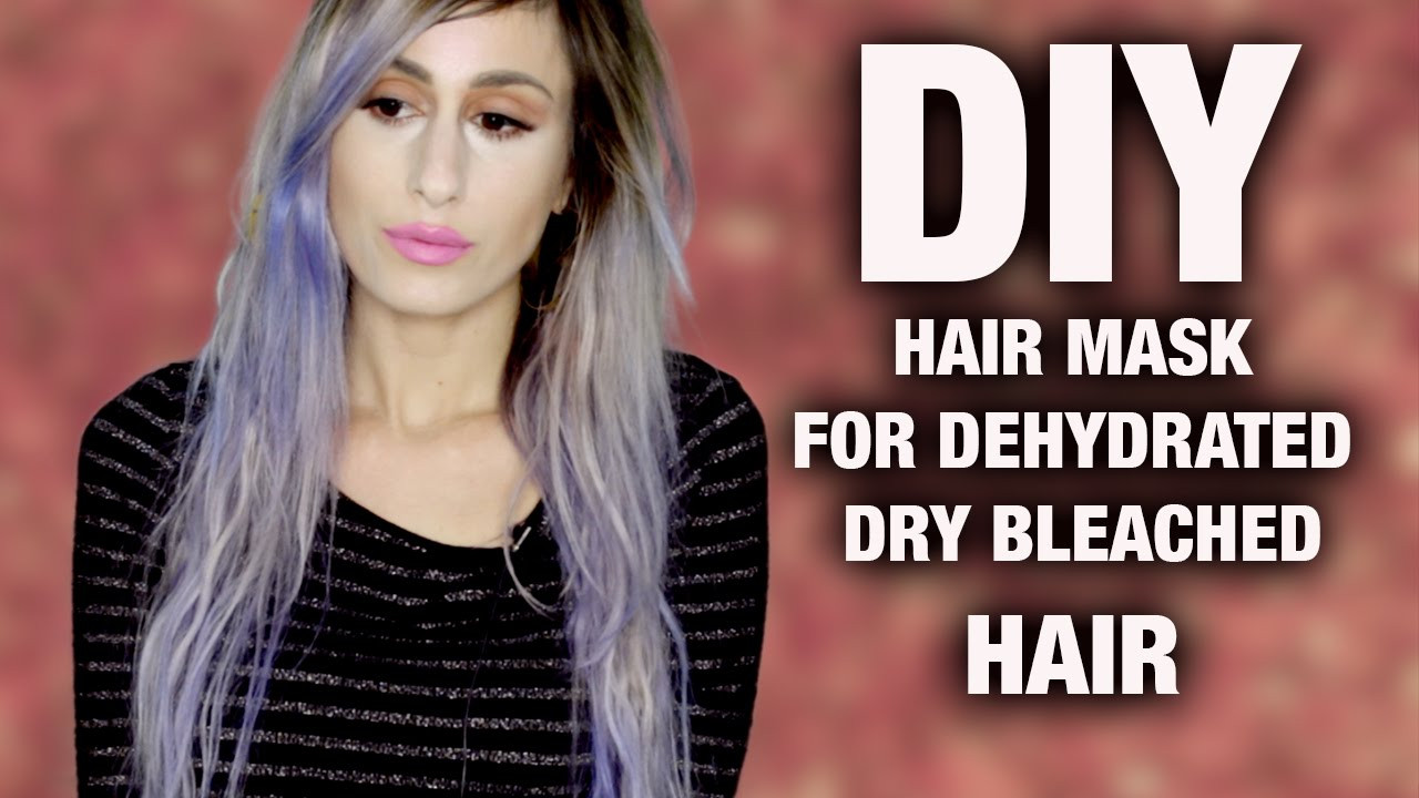 DIY Hair Mask For Bleached Hair
 DIY Three Ingre nt Hair Mask for Dry Dehydrated Hair