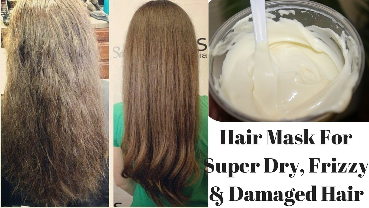DIY Hair Mask For Dry Curly Hair
 DIY Hair Mask For Super Dry Frizzy & Damaged Hair