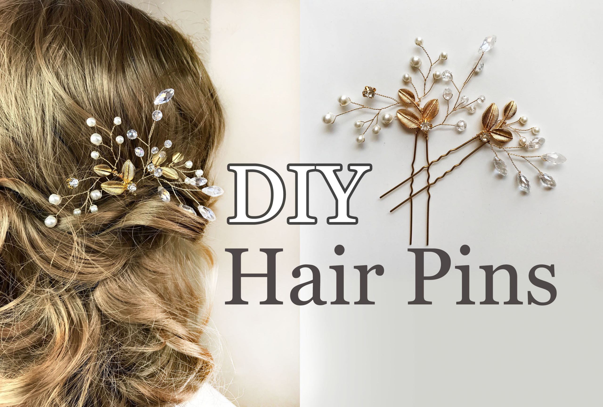 DIY Hair Pins
 AnnLace DIY Tutorials Hair Accessories Hair Styles