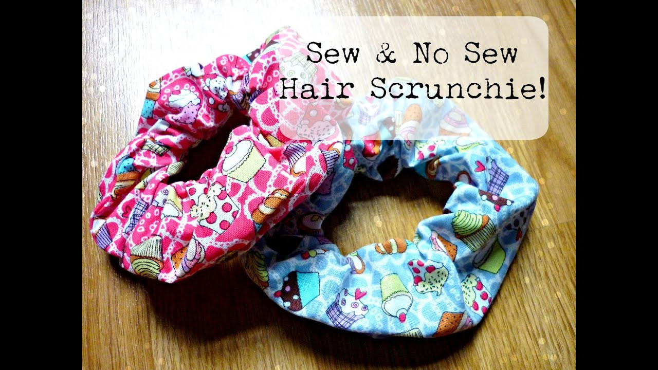 DIY Hair Scrunchie
 DIY Hair Scrunchie Sew and No Sew ¦ The Corner of Craft