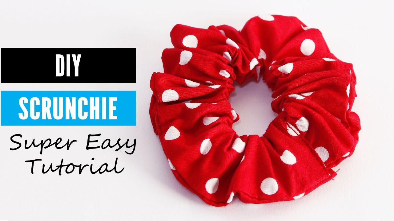 DIY Hair Scrunchie
 DIY Hair Accessories How to Make a Scrunchie ♥ DIY Hair