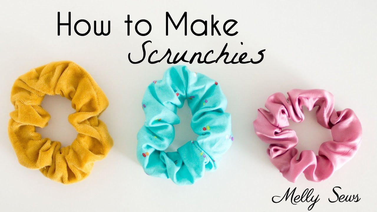 DIY Hair Scrunchie
 How to Sew Scrunchies DIY Hair Band Tutorial