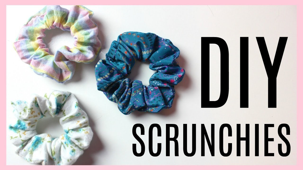 DIY Hair Scrunchie
 DIY Hair Scrunchies 5 minute Craft to make when youre bored