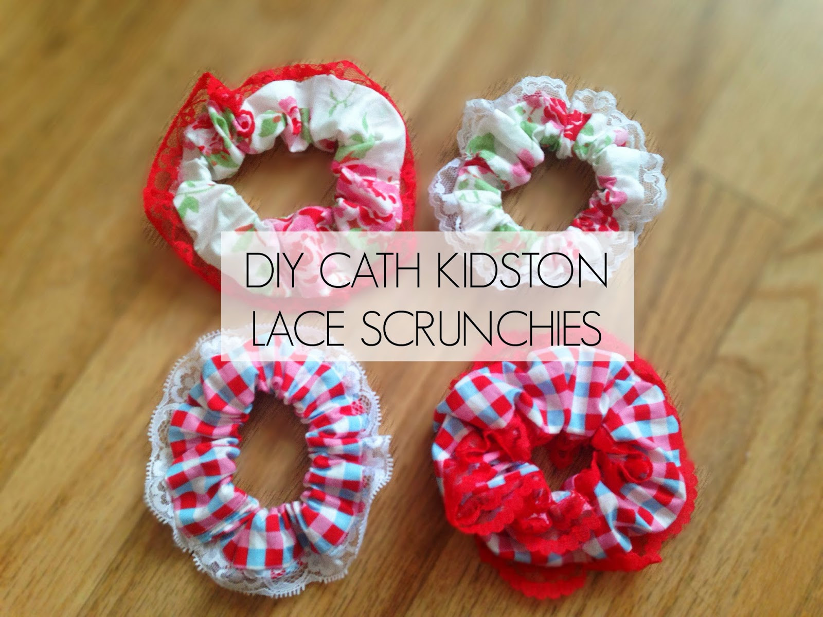 DIY Hair Scrunchie
 DIY Cath Kidston Lace Hair Scrunchies Easy