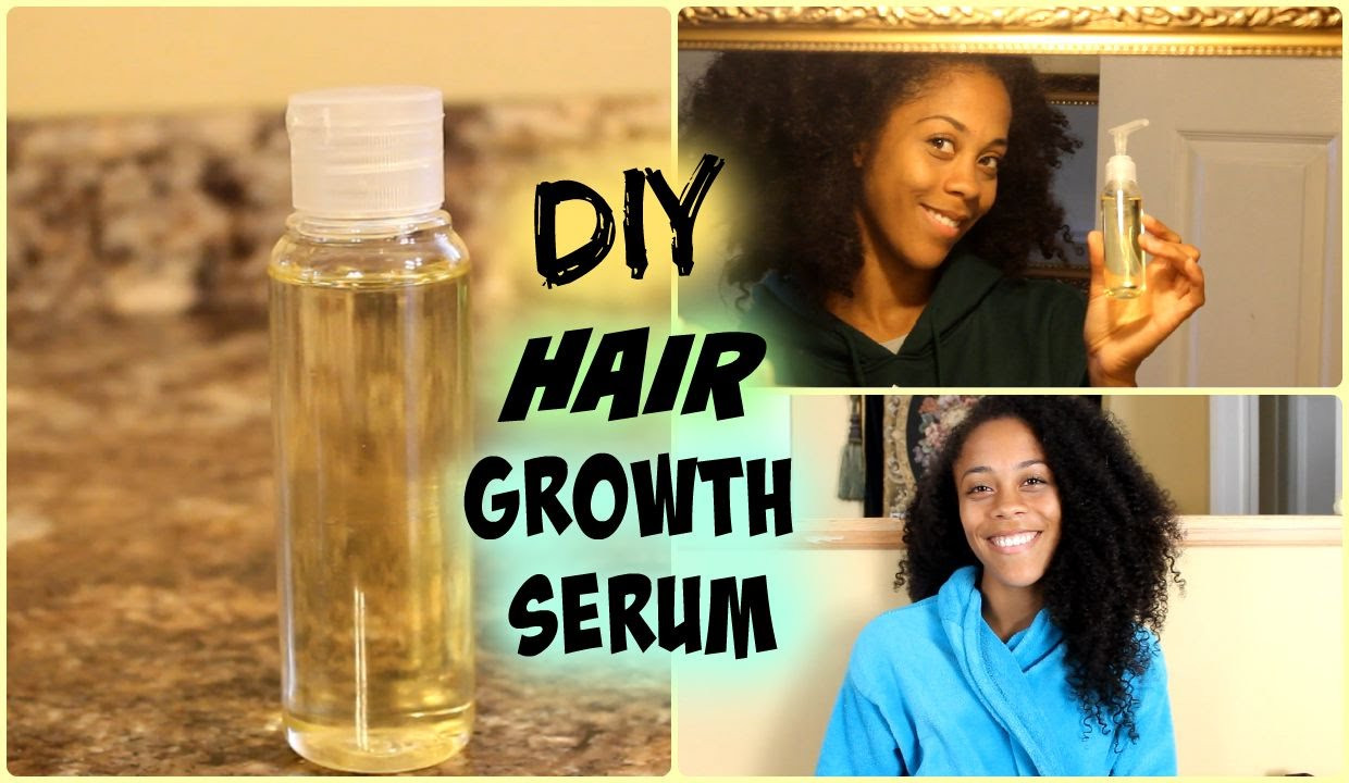 DIY Hair Serum
 Natural Hair Hair Growth Serum