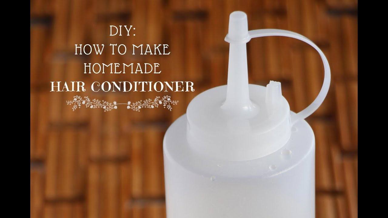 DIY Hair Softener
 How to Make DIY Homemade Hair Conditioner