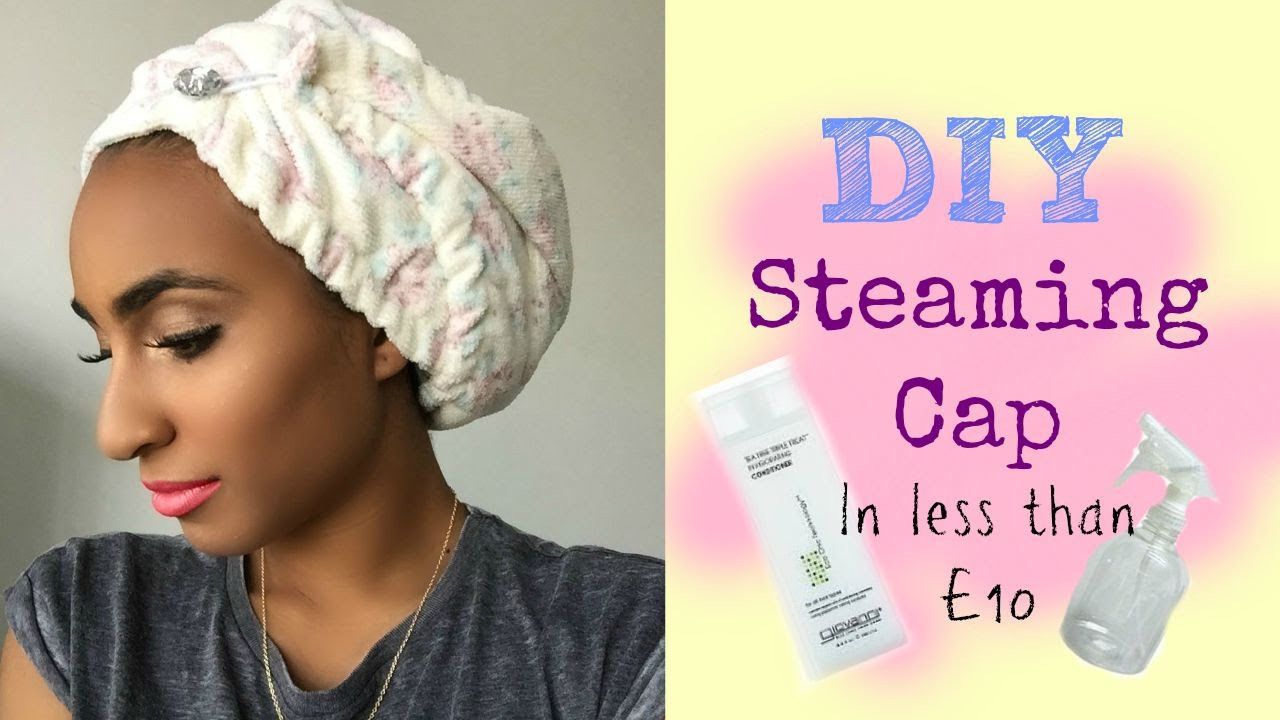 DIY Hair Steamer
 DIY deep conditioning and microwavable steaming cap in