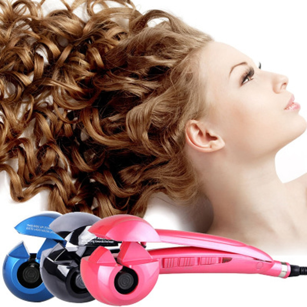 DIY Hair Steamer
 Electric Automatic Curling Iron Ceramic Corrugated Curler