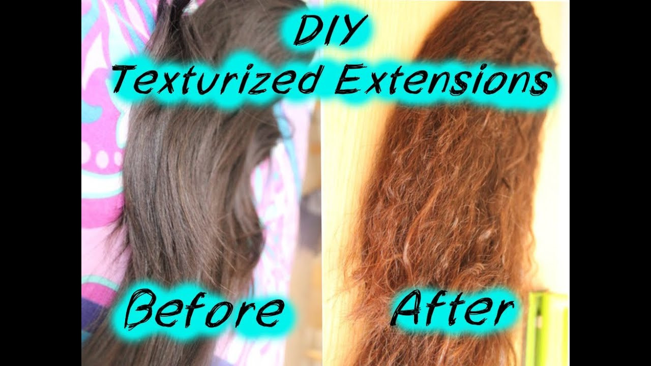 DIY Hair Stripping
 DIY "Yaki" Extensions How to Texturize Sliky Hair with a